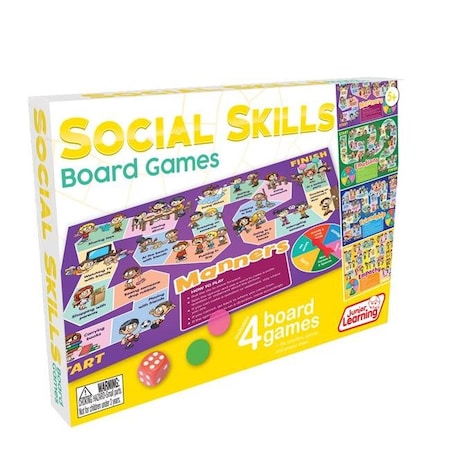 Junior Learning Junior Learning JRL426 Social Skills Board Games JRL426